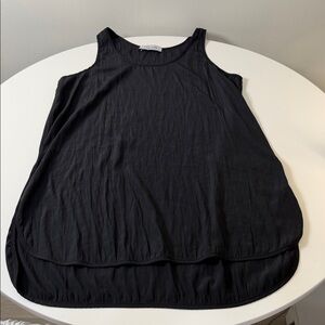 Lola & Sophie Black Layered Sleeveless Tank Top